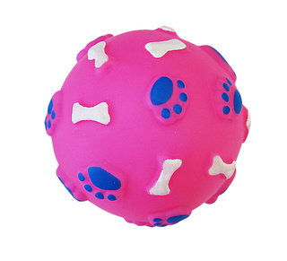         Игрушка "Мяч Лапка",винил, 7 см