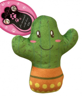        ХО 113 Игрушка мягкая "Кактус" (мята), 12 см