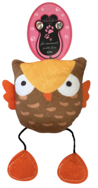        ХО 114 Игрушка мягкая "Сова" (мята), 15 см