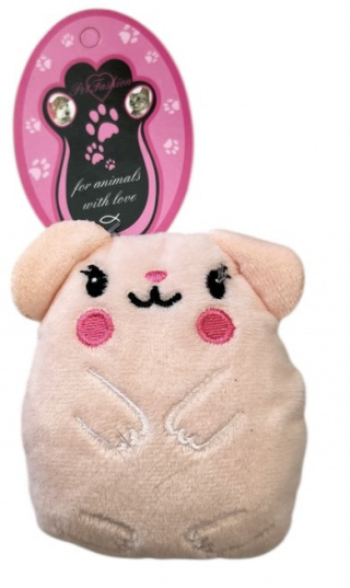       ХО 118 Игрушка шуршащая "Капибара", роз, 10 см