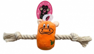         ХО 004 Грейфер мягкий пищалка  "Коровка", 29 см