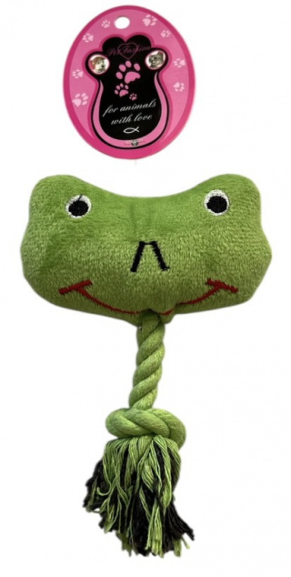         ХО 006 Грейфер мягкий пищалка  "Лягушонок", 14 см
