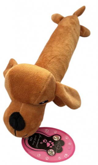         ХО 010 Грейфер мягкий пищалка  "Такса", 38 см