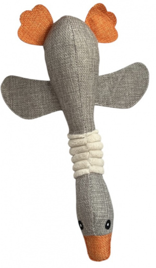         ХО 013 Игрушка мягкая пищалка "Гусь", 33 см