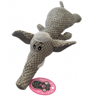         ХО 017 Игрушка мягкая пищалка "Слон", 40 см