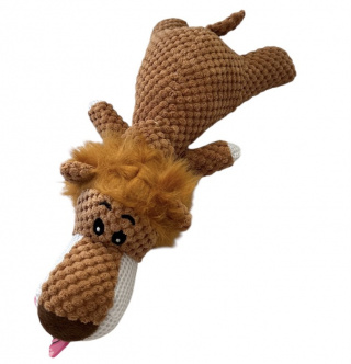         ХО 018 Игрушка мягкая пищалка "Лев", 35 см