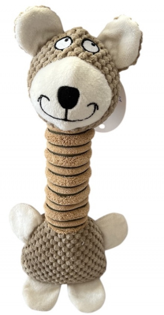         ХО 021 Игрушка мягкая пищалка "Мишутка", 35 см