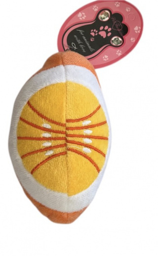         ХО 024 Игрушка мягкая пищалка "Апельсин", 14 см